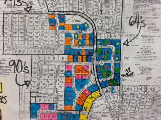 Plat Map of Richwoods in Frisco