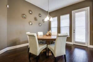 Breakfast area off of the kitchen.