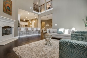 Opposite direction family room.