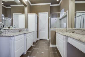 DECKED out Master Bath the same as the Model.