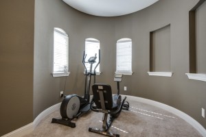 Bonus Workout room, play room.