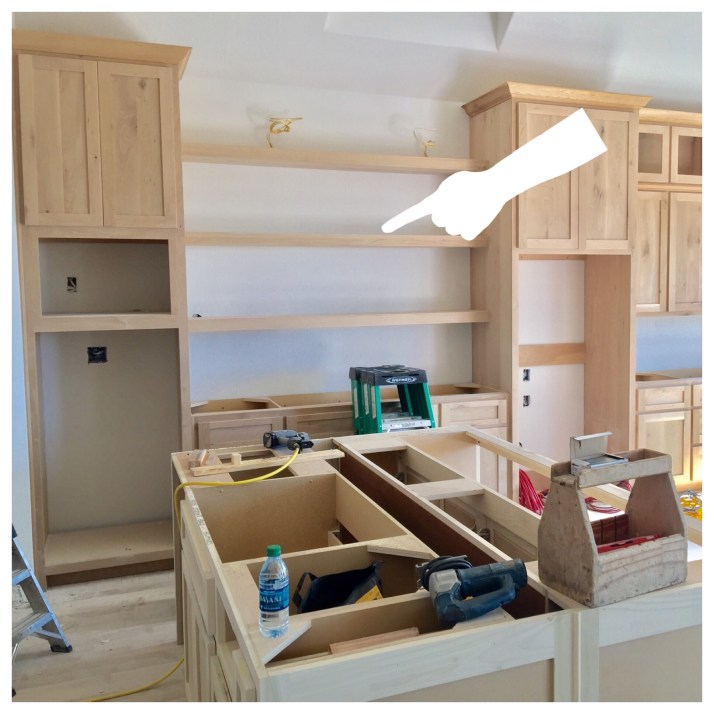 Shaddock Homes Open Shelving