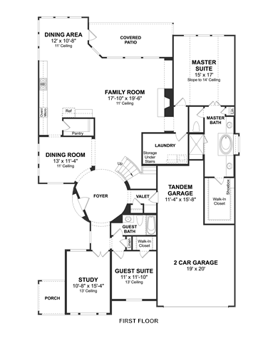 Westlake Floorplan K Hovnanian Westlake Floorplan