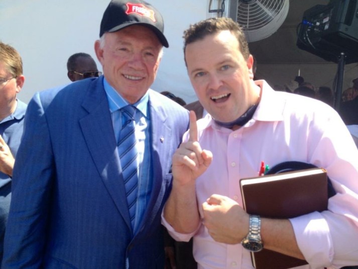 Brad Holden Frisco Jerry Jones and Brad Holden